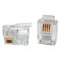 Конектор телефонний RJ11 RJ12 RJ14 6P4C, 100 шт