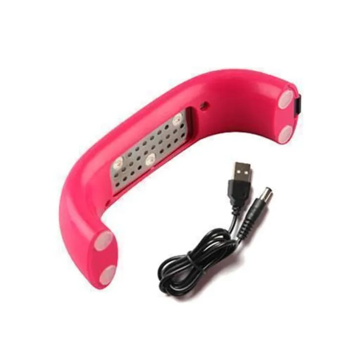 УФ-лампа міні для нарощування гелевих нігтів сушка USB + БП