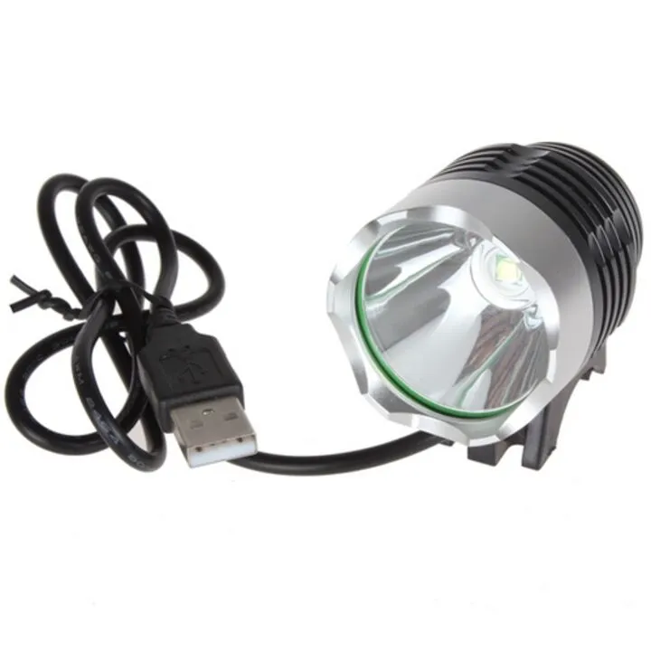 Ліхтар фара велосипеда CREE XM-L T6 1200лм USB