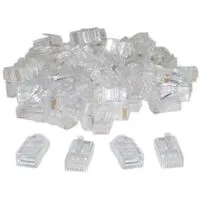 Конектор RJ45 8P8C (100 шт) для Cat5/Cat5e/Cat6