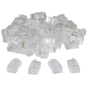 Конектор RJ45 8P8C (100 шт) для Cat5/Cat5e/Cat6