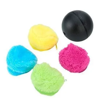 Куля м'яч прибиральник, міні робот-пилосос, 4 чохли з мікрофібри