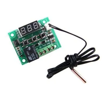 Цифровий міні термостат W1209, -50~110С, 10А, 12В