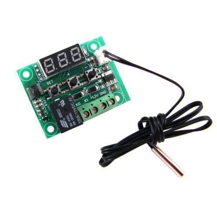 Цифровий міні термостат W1209, -50110С, 10А, 12В
