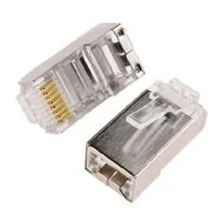 Конектор RJ45 8P8C екранований, 100 шт — сумісність Cat5/5e/6