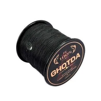 Шнур рибальський плетений GHOTDA, 150 м 4 жили, 0.13 мм, чорний