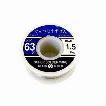 Припій для пайки, з флюсом, 63/36, 1.5 мм, котушка 70 г, SviLand