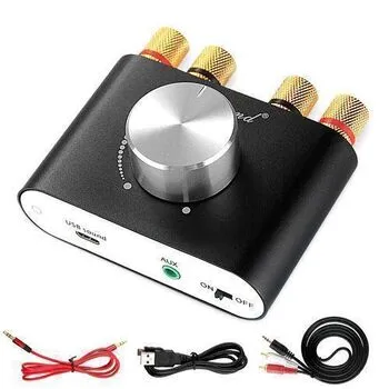 Аудіо-підсилювач потужності звуку 2x50Вт Bluetooth 5.0 Nobsound NS-01G