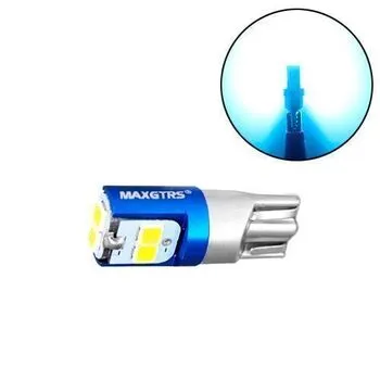 LED T10 W5W лампа в автомобіль, 6 SMD 3030, блакитний