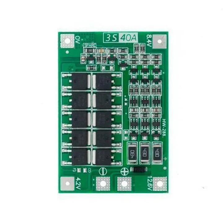 BMS контролер 3S 25А плата заряду захисту 3x Li-ion 18650 з балансиром