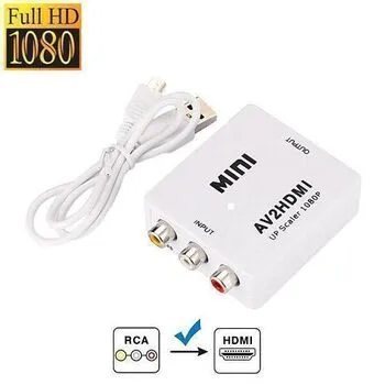 Конвертер AV RCA - HDMI відео, аудіо, FullHD 1080p