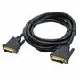 Кабель DVI-D - DVI-D (24 + 1) 3м позолочений в оплетке