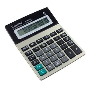 Калькулятор настільний бухгалтерський 18x14см 12-розрядний KK-8875-12