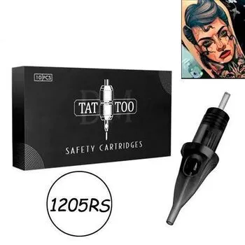 10x Модульна голка 1205RS 0.35мм, картридж для тату мембранний, тінь