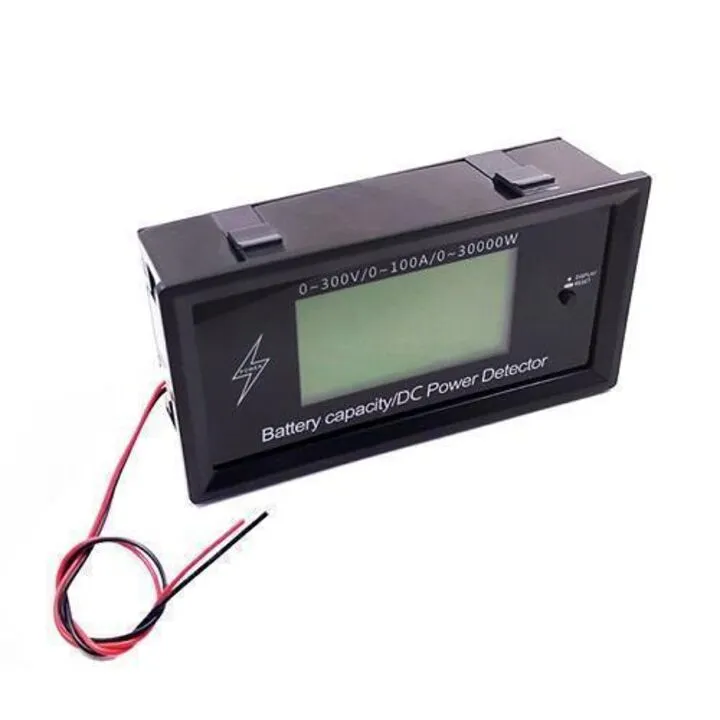 Цифровий енергометр з Bluetooth 300В 100А DC, ватметр, амперметр, вольтметр