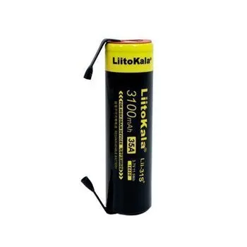 Акумулятор 18650 високострумовий Li-ion 3.7В 3100мАг 35А Liitokala Lii-31S+