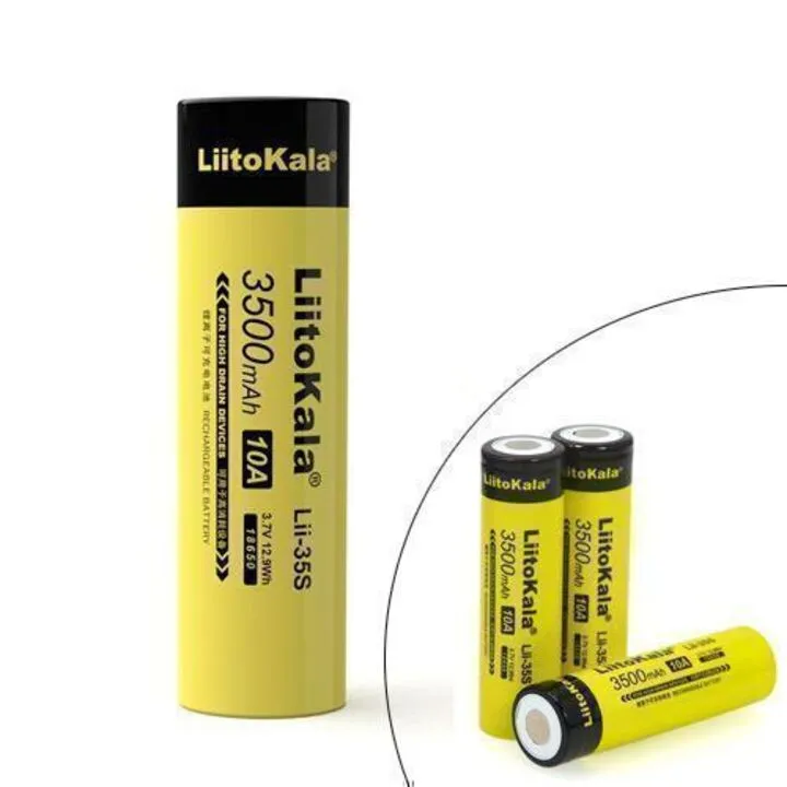 Акумулятор 18650 Liitokala Lii-35S, Li-ion 3.7В 3500мАг, 10А