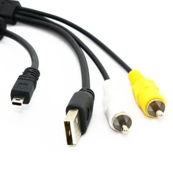 h25 USB AV кабель Nikon UC-E6 D5000 S3000 Olympus FE-150 T-100