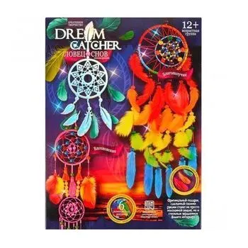 Набір для виготовлення амулету Ловець Снов, кольоровий, Danko Toys