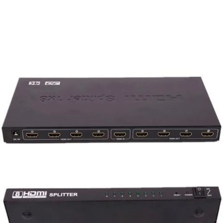 Комутатор HDMI 1x8 порту, 4K, 3D, спліттер, розгалужувач