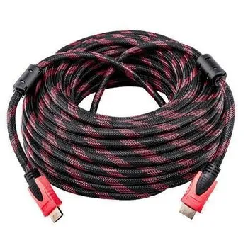 Кабель HDMI - HDMI 20м v1.4 позолочений в оплетці