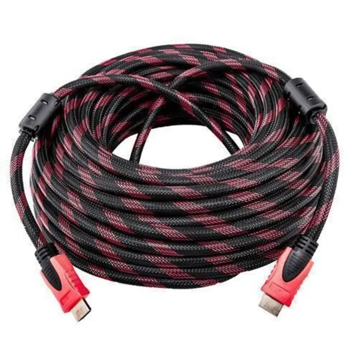 Кабель HDMI - HDMI 20м v1.4 позолочений в оплетке