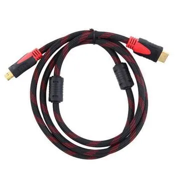 Кабель HDMI - HDMI 3м v1.4 позолочений в оплетці