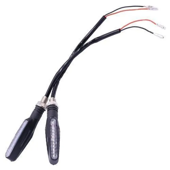 LED покажчики повороту, поворотники для мотоцикла, Динамічні, пара