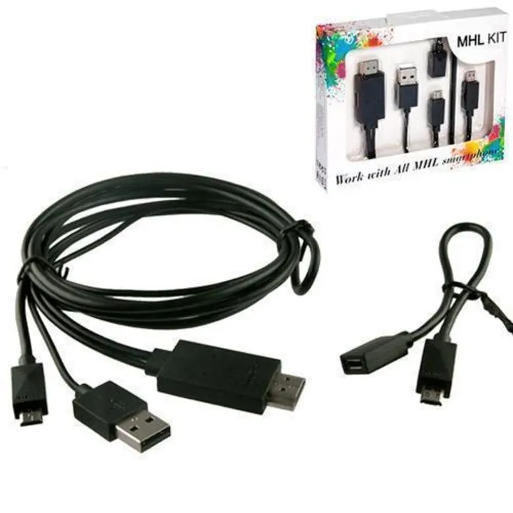 Кабель MHL MicroUSB - HDMI 5 + 11pin FullHD перехідник