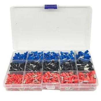 Набір 1065 ізольованих кабельних наконечників (клем) — SviLand