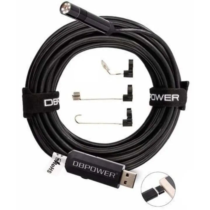 5м USB/MicroUSB камера HD 2MP 8.5мм бороскоп, ендоскоп Android