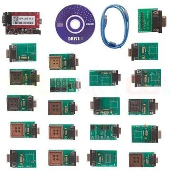 UPA USB V1.3 програматор автомобілів чіп-тюнінг EEPROM та 19 адаптерів