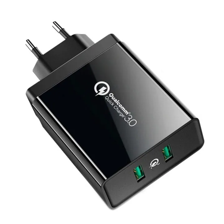 USB 2x мережевий зарядний пристрій QC3.0, 5/9 / 12В 36Вт Ugreen CD161