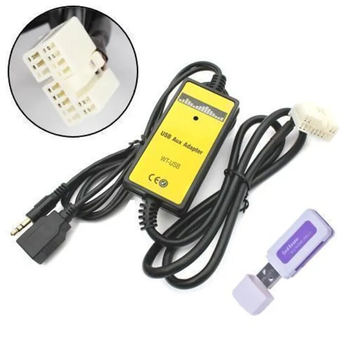 USB AUX MP3 адаптер для магнітоли 14пін Honda Acura Apps2Car WT-USB01