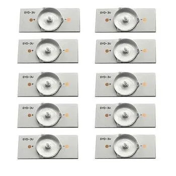 10x LED сегмент 3В для планки лампи підсвічування РК телевізора