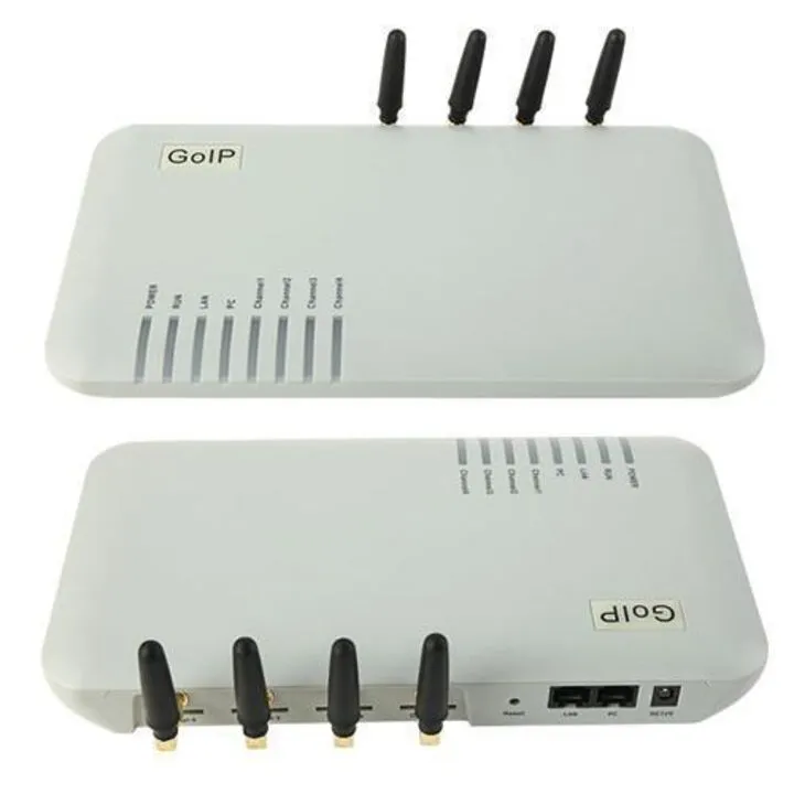 VoIP GSM шлюз GoIP 4 канали SIP H.323