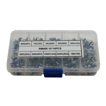 Набір зі 100 потенціометрів RM065 500Ом - 1МОм