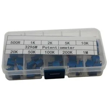 Набір з 50 потенціометрів 3296W 500Ом - 1МОм